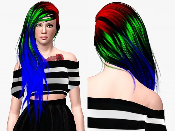 Stealthic Vanity hairstyle retextured by Chantel Sims for Sims 3