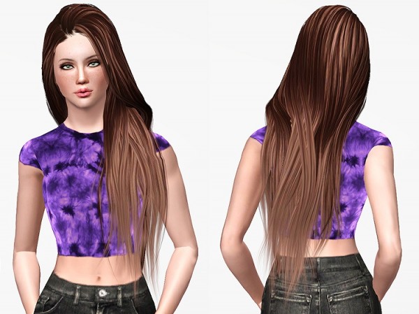 Stealthic Eden hairstyle retextured by Chantel Sims for Sims 3