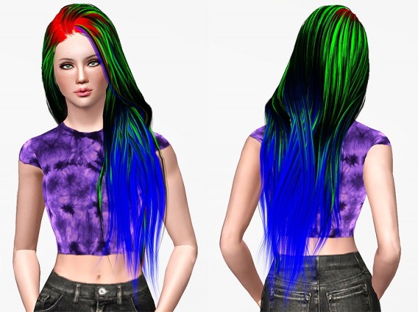 Stealthic Eden hairstyle retextured by Chantel Sims for Sims 3
