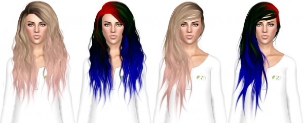 Stealthic Hair Dump retextured by July Kapo for Sims 3