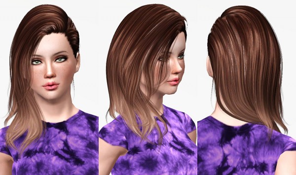 Alesso`s Wine hairstyle retextured by Chantel Sims for Sims 3