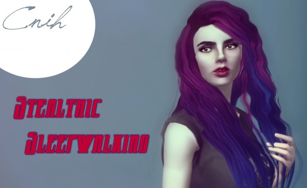 Stealthic Vanity and  Sleepwalking hairstyles converted from TS4 to TS3 by Thecnihs for Sims 3