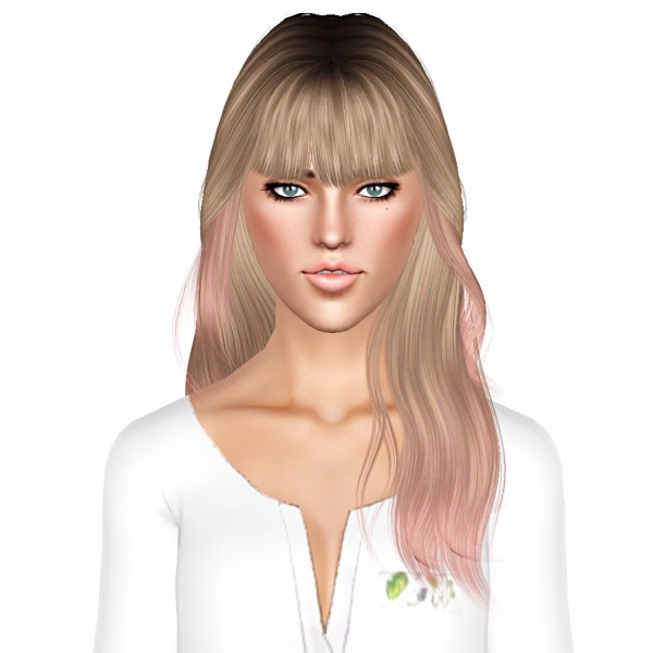 Ade Darma Swift hairstyle retextured by July Kapo for Sims 3