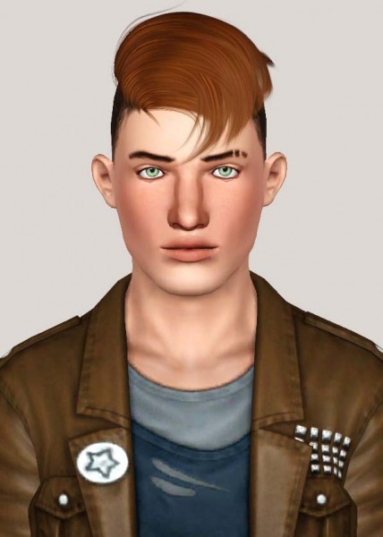 Stealthic Obscura hairstyle Retextured by Someone take photoshop away from me for Sims 3