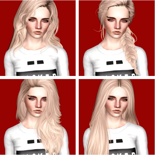 Six hairstyles retextured by Magically Delicious for Sims 3