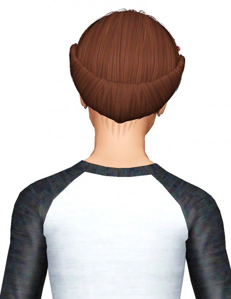 Alesso`s Paula hairstyle retextured by Pocketfulofdownloads for Sims 3