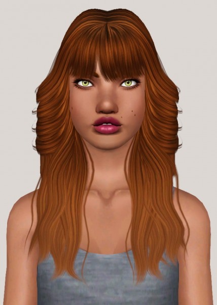 Ade Darma Moreau hairstyle retextured by Someone take photoshop away from me for Sims 3