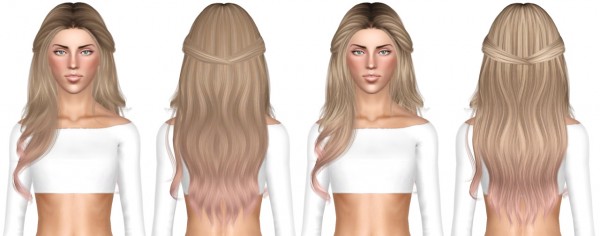 Cazy Izzy and Nightcrawler Milady hairstyle by July Kapo for Sims 3