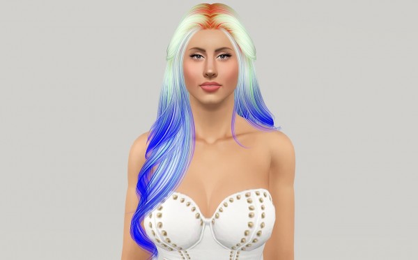Nightcrawler Milady & Turn It Up hairstyle retextured by Fanaskher for Sims 3
