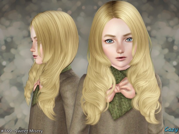 Sweet Misery Hairstyle by Cazy by The Sims Resource for Sims 3