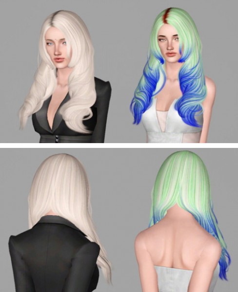Cazy`s Sweet Misery hairstyle retextured by Electra Heart Sims for Sims 3