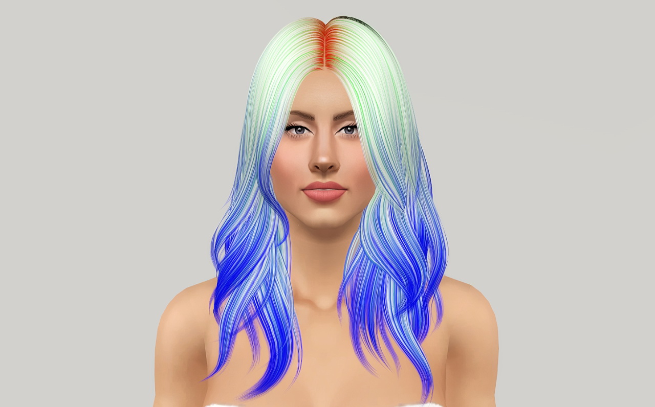 Nightcrawler Milady Turn It Up Hairstyle Retextured By Fanaskher Sims Hairs