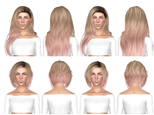 Stealthic Captivated hairstyle retextured by July Kapo for Sims 3