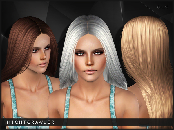 G.U.Y. hairstyle for TS3 by Nightcrawler by The Sims Resource for Sims 3