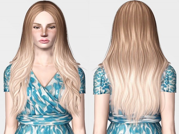 Cazy`s Denial hairstyle retextured by Chantel Sims for Sims 3