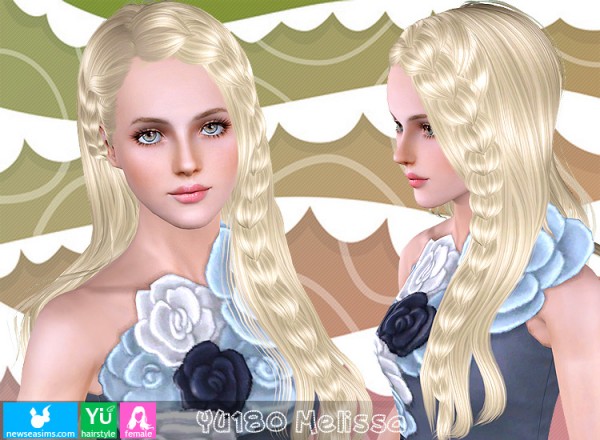 YU180 Melissa hairstyle by NewSea for Sims 3