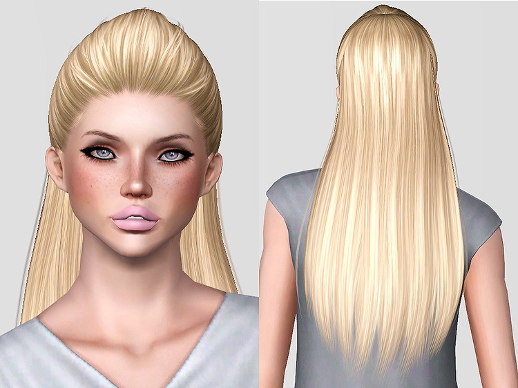 Alesso’s Blohm hairstyle retextured by Chantel Sims - Sims 3 Hairs