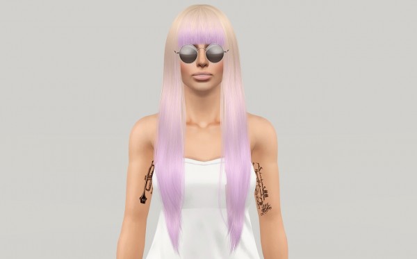 Cazy`s Izzy hairstyle retextured by Fanaskher for Sims 3