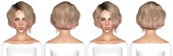 Newsea`s Vice City and Raonjena 37 hairstyle retextured by July Kapo for Sims 3