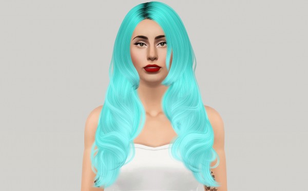 Cazy`s Sweet Misery hairstyle retextured by Fanaskher for Sims 3