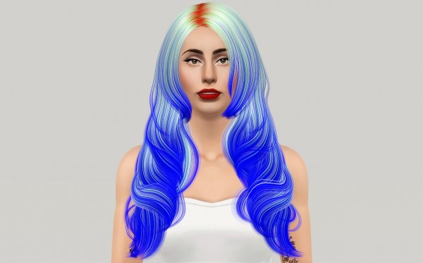 Cazy`s Sweet Misery hairstyle retextured by Fanaskher for Sims 3