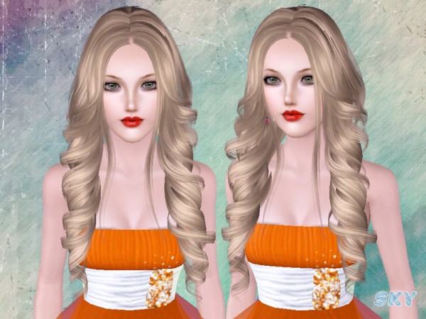 Big waves 261 hairstyle by Skysims by The Sims Resource for Sims 3