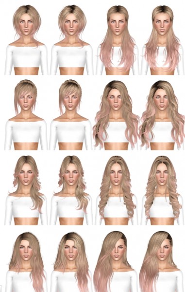 Hairstyle dump 6 by July Kapo for Sims 3