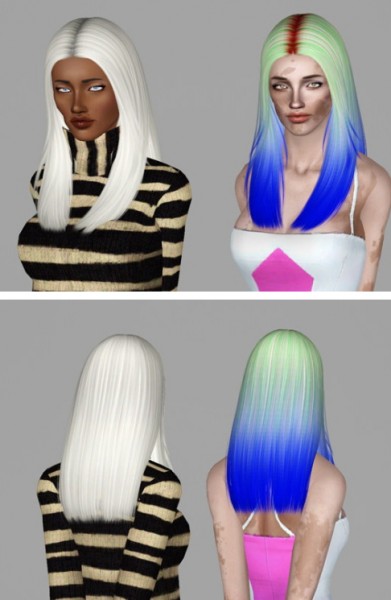 Nightcrawler’s New Yorker hairstyle retextured by Electra Heart Sims for Sims 3