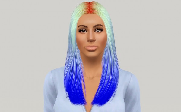 Nightcrawler’s New Yorker hairstyle retextured by Fanaskher for Sims 3
