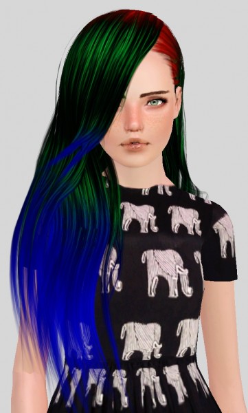 Stealthic hairstyle retextured by Magically Delicious for Sims 3