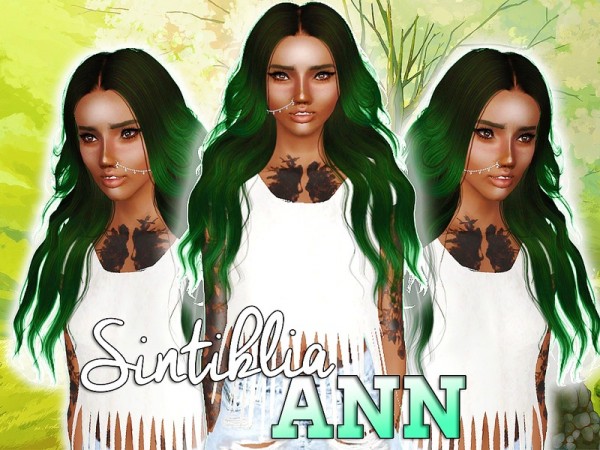 Sintiklia Ann hairstyle conversion by Artemis by The Sims Resource for Sims 3