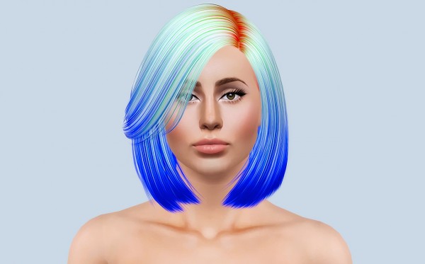 Nightcrawler Moonlight hairstyle retextured by Fanaskher for Sims 3