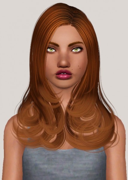Sintiklia Amanda hairstyle retextured by Someone take photoshop away from me for Sims 3
