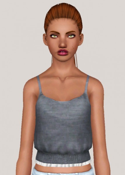 Sintiklia`s Cream hairstyle retextured by Someone take photoshop away from me for Sims 3