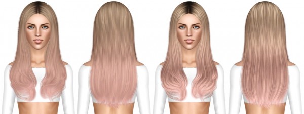 Cazy’s Jodie hairstyle retextured by July Kapo for Sims 3