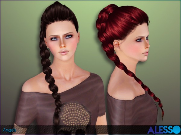 Angels hairstyle for TS3 by Alesso by The Sims Resource for Sims 3