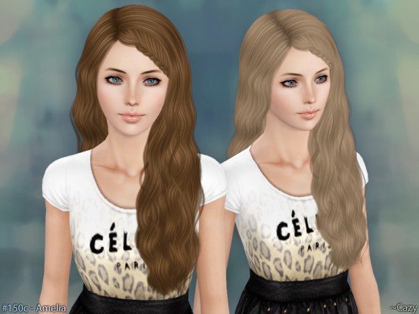 Amelia Hairstyle   Set by The Sims Resource for Sims 3