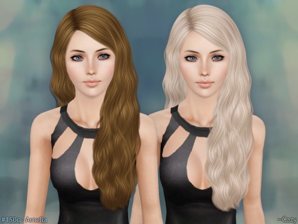 Amelia Hairstyle   Set by The Sims Resource for Sims 3