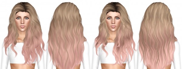 Stealthic Temptress hairstyle retextured by July Kapo for Sims 3