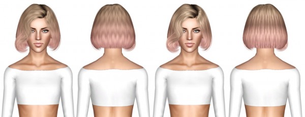 Alesso`s Edge and Studio hairstyle retextured by July Kapo for Sims 3