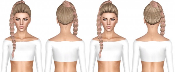 Alesso`s Angels and Heartbeat and Skysims 262 and 263 hairstyle retextured by July Kapo for Sims 3