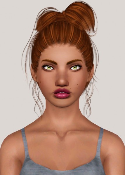 Sintiklia`s Zoella hairstyle retextured by Someone take photoshop away from me for Sims 3