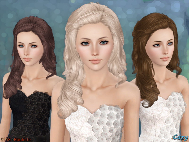 Roulette Hairstyle Set By Cazy By The Sims Resource Sims 3 Hairs