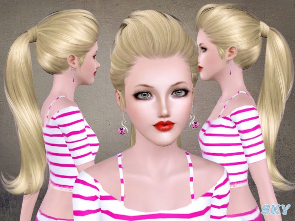 Hairstyle g266 by Skysims by The Sims Resource for Sims 3