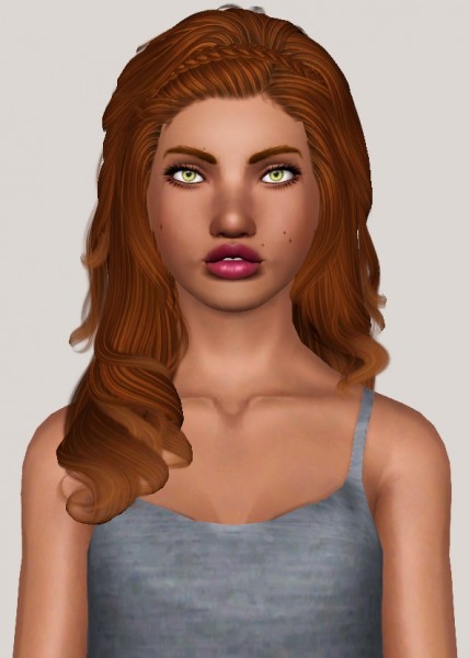 Cazy`s Roulette hairstyle retextured by Someone take photoshop away from me for Sims 3