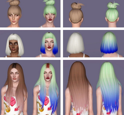 Nightcrawler   No Angel,  Alesso   Sweet Escape and Nightcrawler   Sunny hairstyles retextured by Electra Heart Sims for Sims 3
