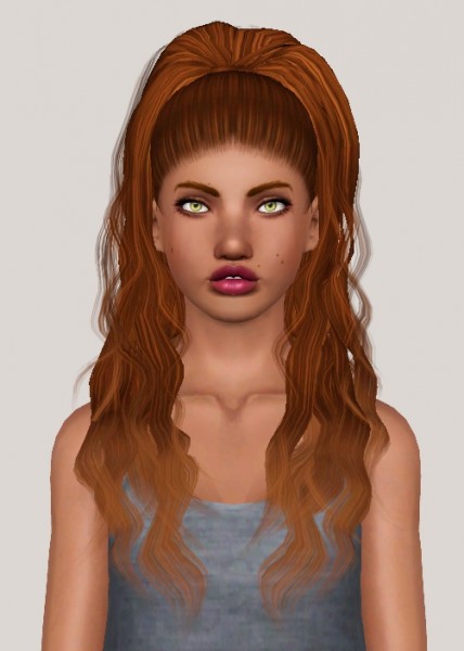 Sintiklia`s Rina hairstyle retextured by Someone take photoshop away from me for Sims 3