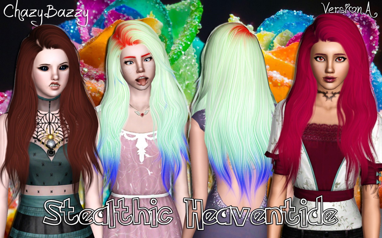 Stealthic Heaventide by Chazy Bazzy - Sims 3 Hairs