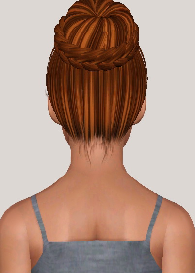 Tankuz Caterina hairstyle retextured by Someone take photoshop away from me for Sims 3