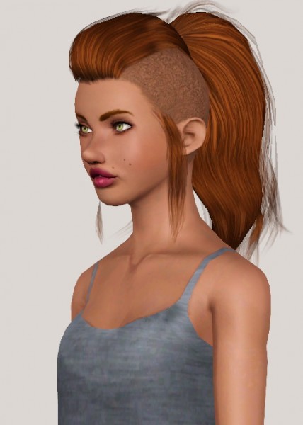 Colores Urbanos Psychobilly hairstyle retextured by Someone take photoshop away from me for Sims 3